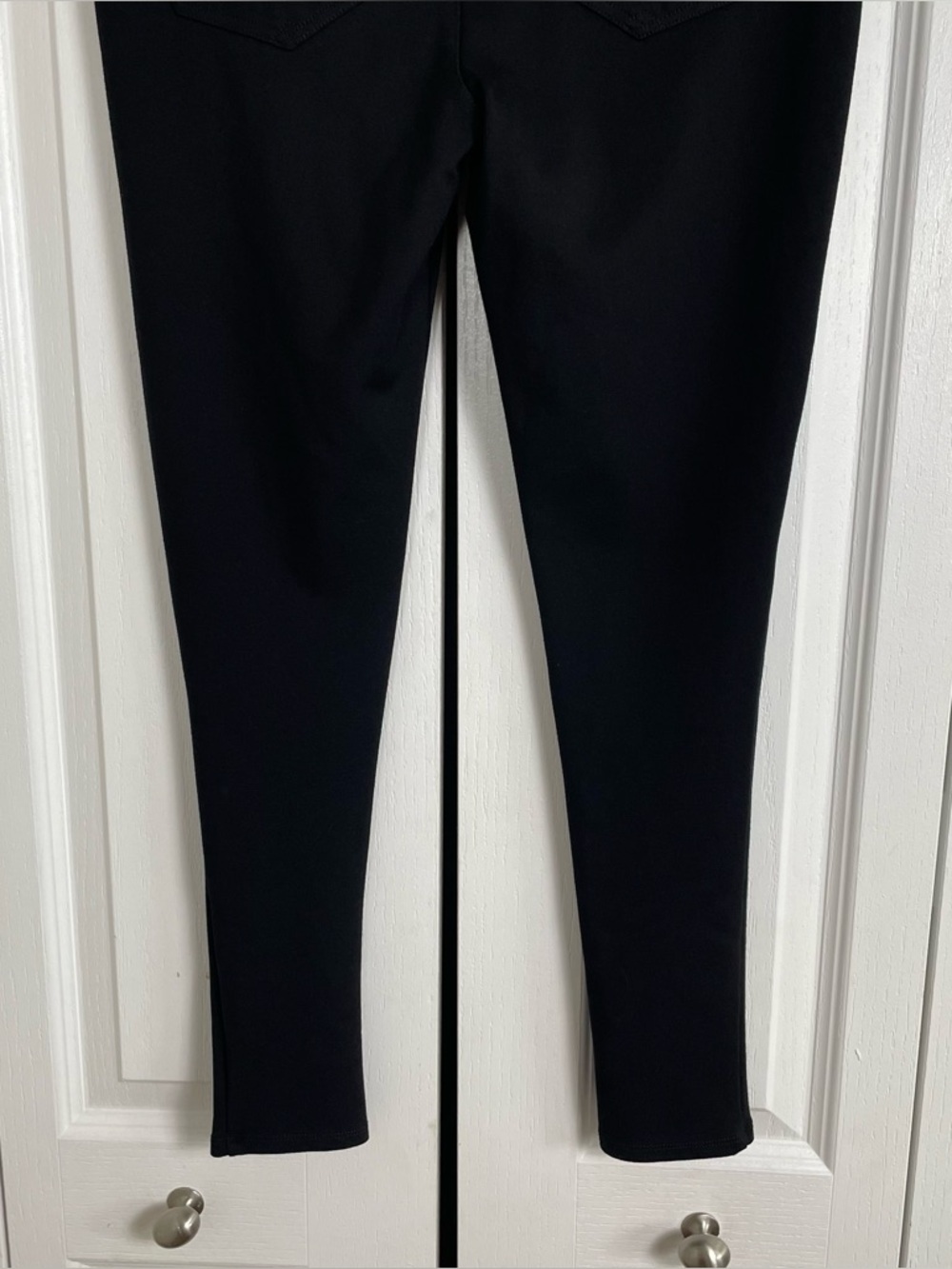 Wit & Wisdom Ab Solution Pull on Ponte Knit Skinny Pants Jeggings Womens L Black - Picture 8 of 15